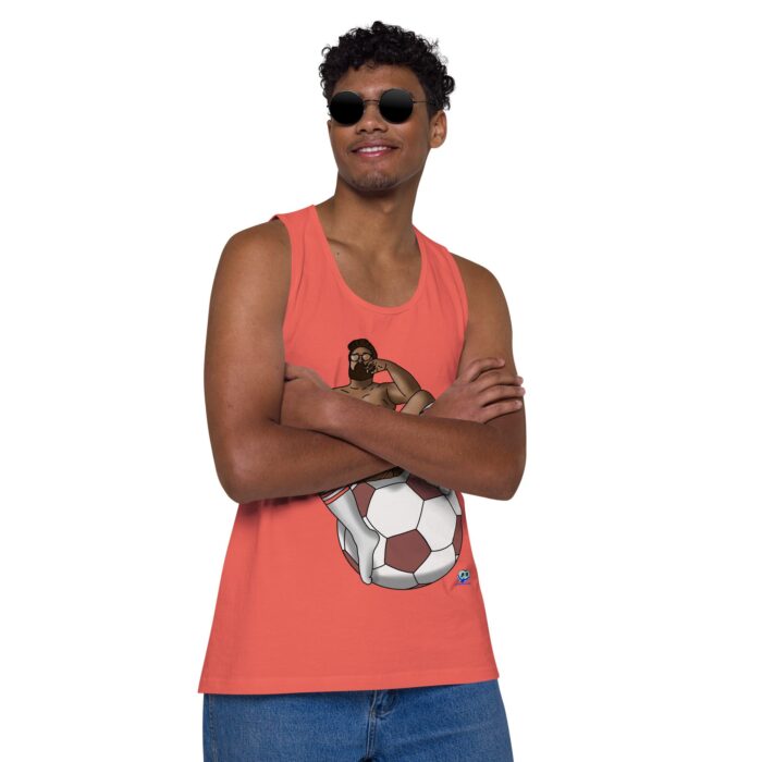 Men’s premium tank top - Futbal / Soccer - Image 30