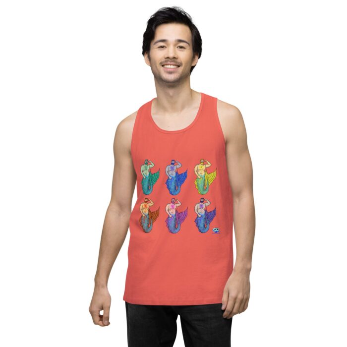 Men’s premium tank top - MerCub Multi - Image 37
