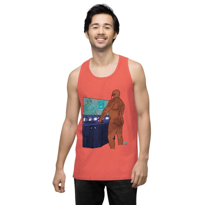 Men’s premium tank top - Morning Routine