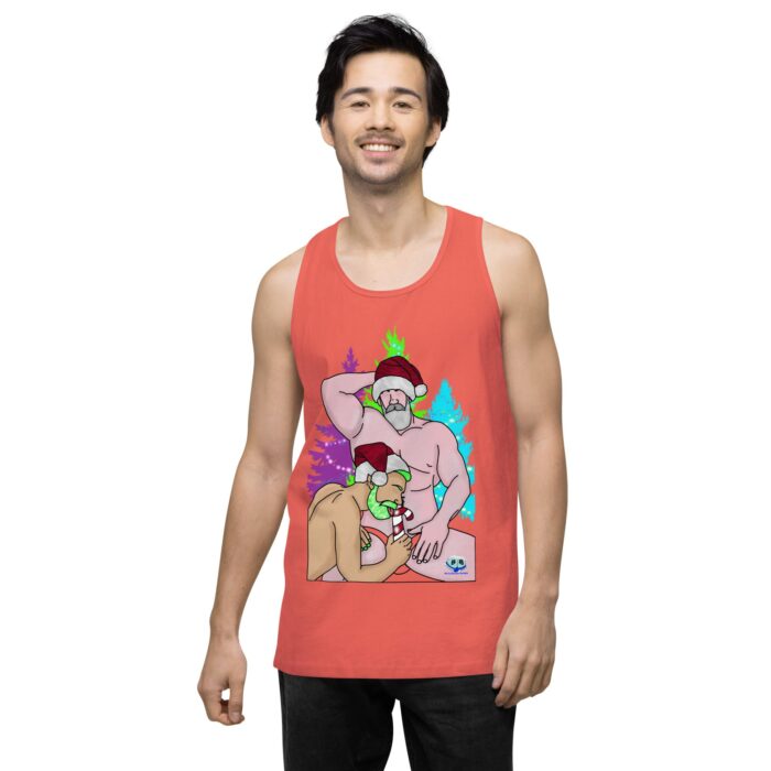 Men’s premium tank top - Peppermint Stick - Image 37