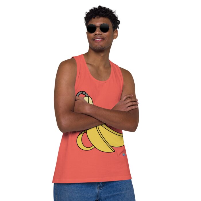 Men’s premium tank top - Pierced Banana - Image 31