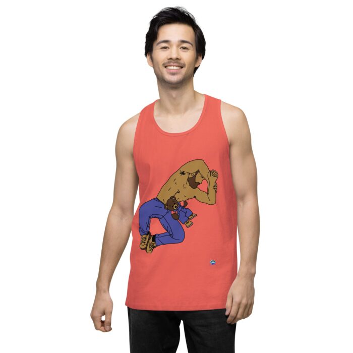 Men’s premium tank top - Teddy Bear Snuggles - Image 37