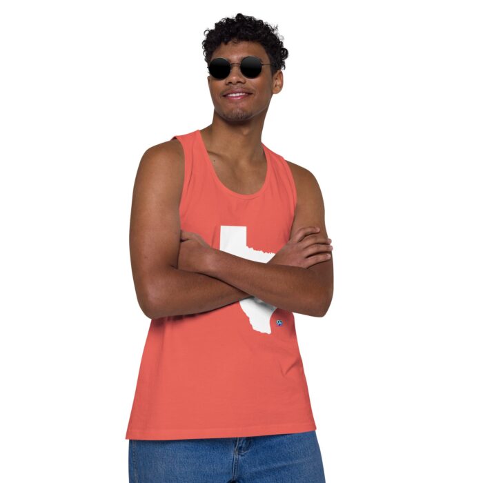 Men’s premium tank top - Texas Bear - Image 30