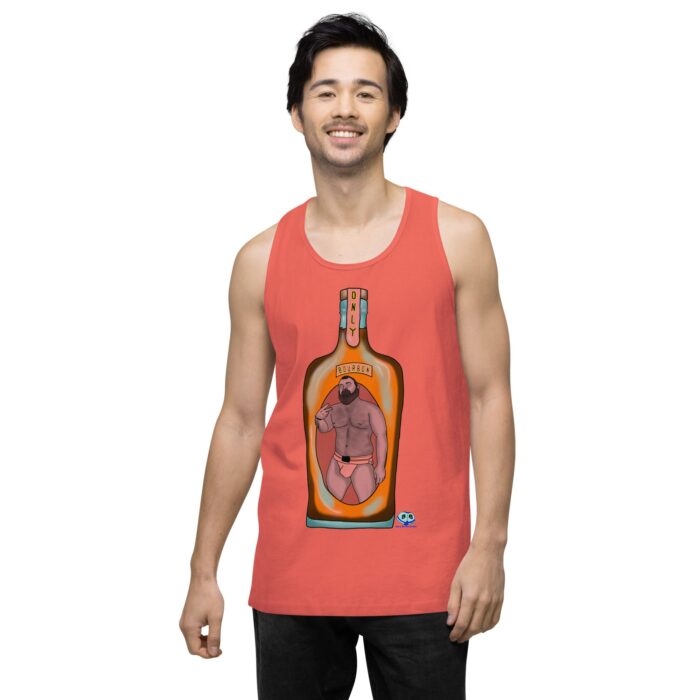 Men’s premium tank top - Two Fingers - Image 37