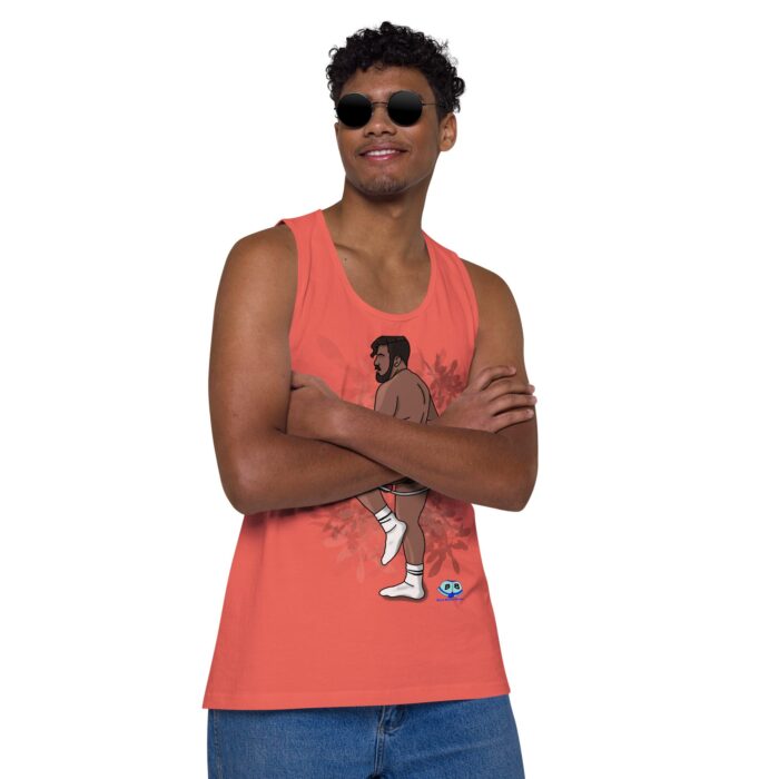 Men’s premium tank top - Undress - Image 30