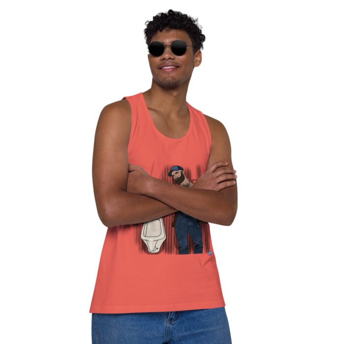 Men’s premium tank top - Urinal - Image 30