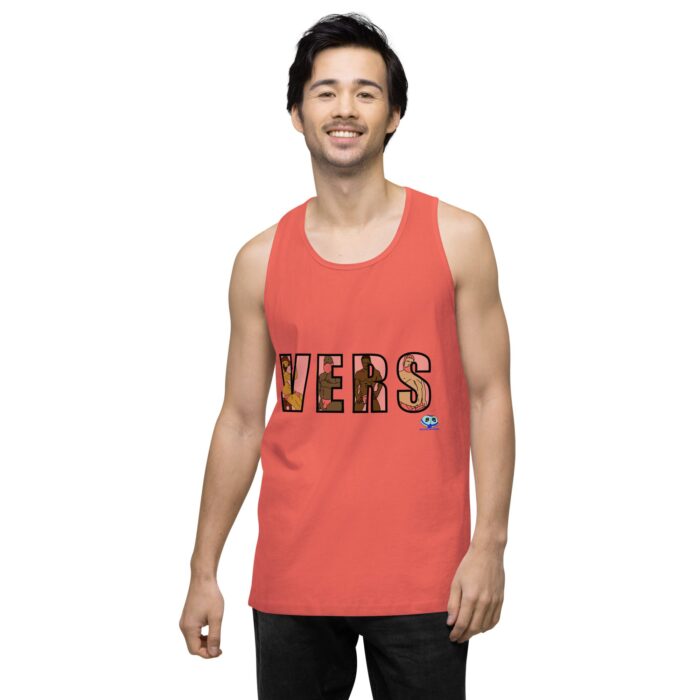 Men’s premium tank top - VERS Cutout - Image 38