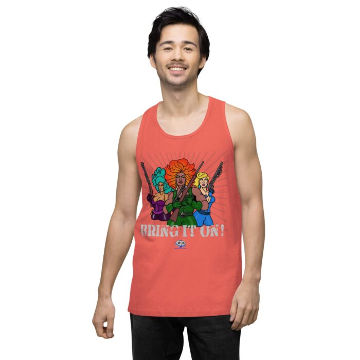 Men’s premium tank top - War on Drag - Image 37