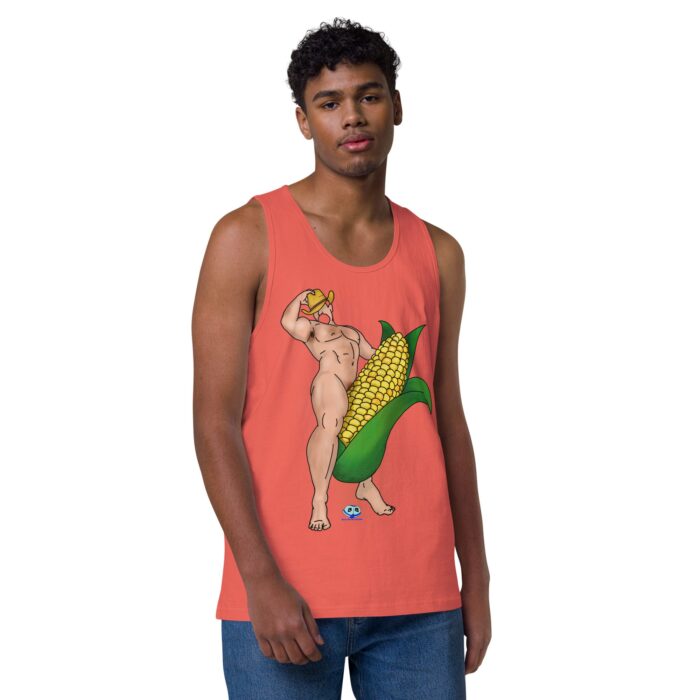 Men’s premium tank top - Aww Shucks - Image 30