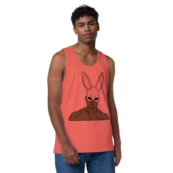 Men’s premium tank top - Bunny Ear Mask (Easter)