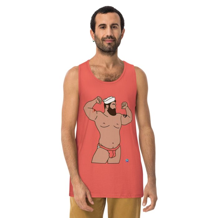 Men’s premium tank top - Burly Sailor - Image 16