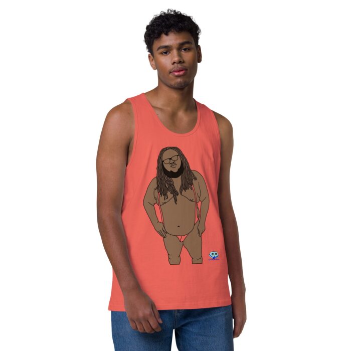 Men’s premium tank top - Chub with Dreadlocks - Image 30