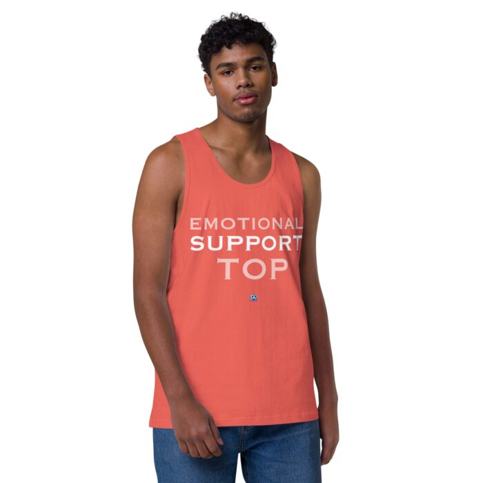 Men’s premium tank top - Emotional Support Top - Image 29