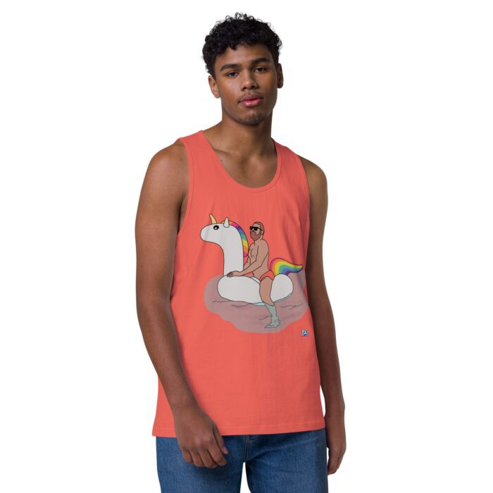 Men’s premium tank top - Float - Image 29