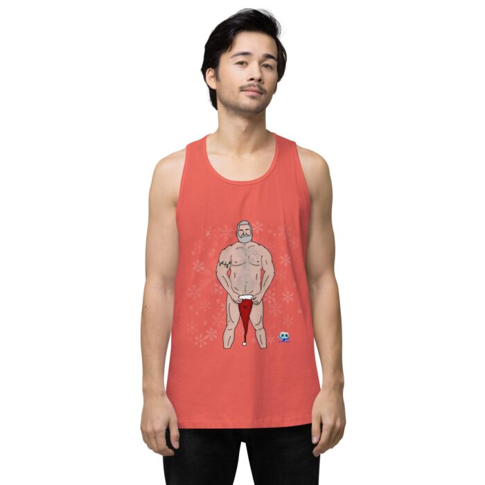 Men’s premium tank top - Frosted - Image 36