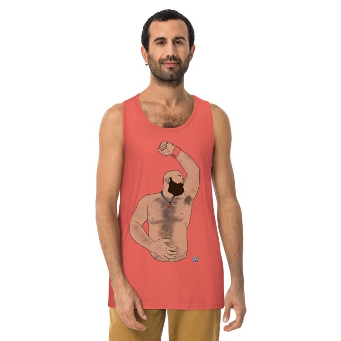 Men’s premium tank top - Hairy Pits - Image 16