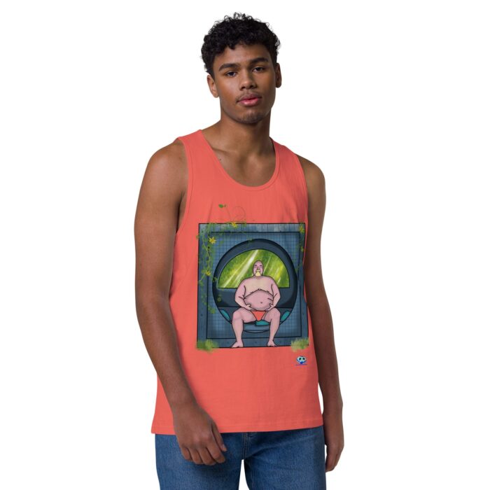 Men’s premium tank top - Heavy Meditation - Image 26