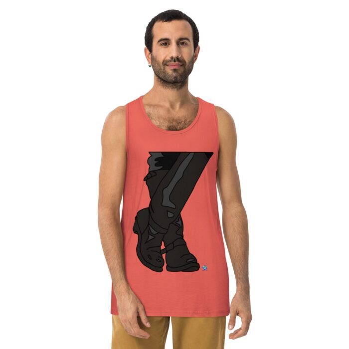 Men’s premium tank top - Leather Boots - Image 16