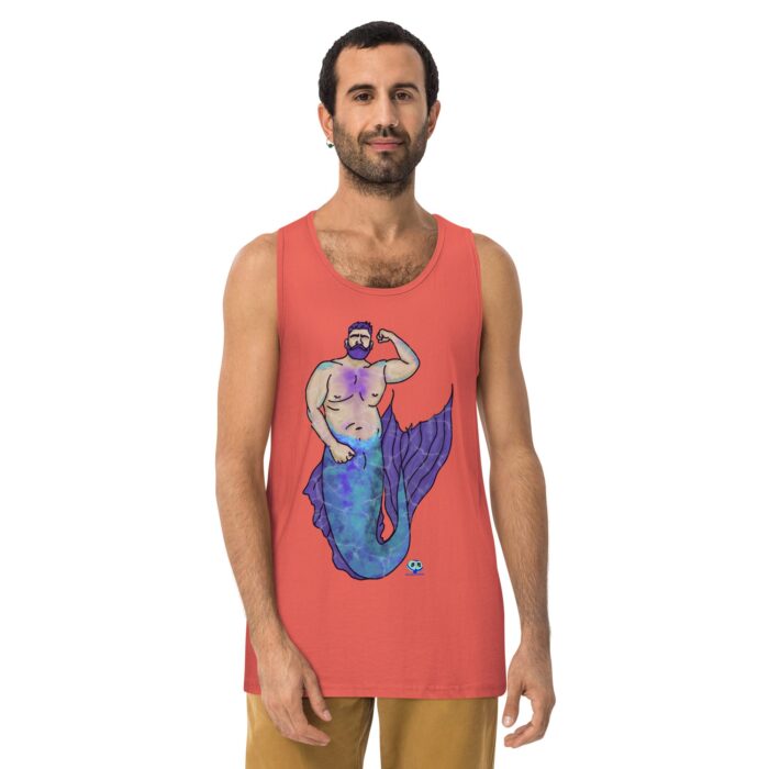 Men’s premium tank top - MerCub Purple