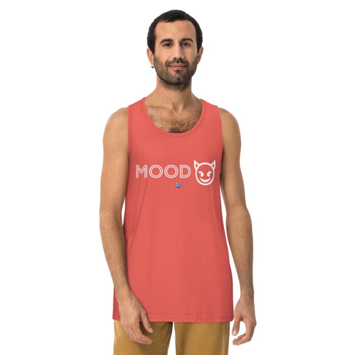 Men’s premium tank top - Mood Devil Emoji - Image 15