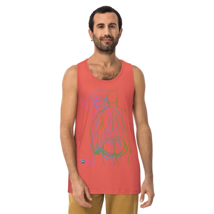 Men’s premium tank top - Neon - Image 16