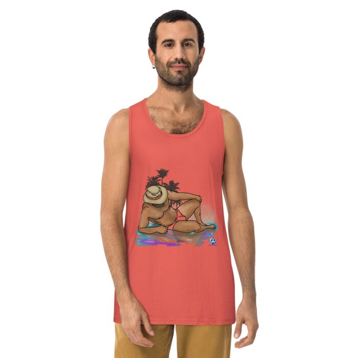 Men’s premium tank top - Oasis - Image 15