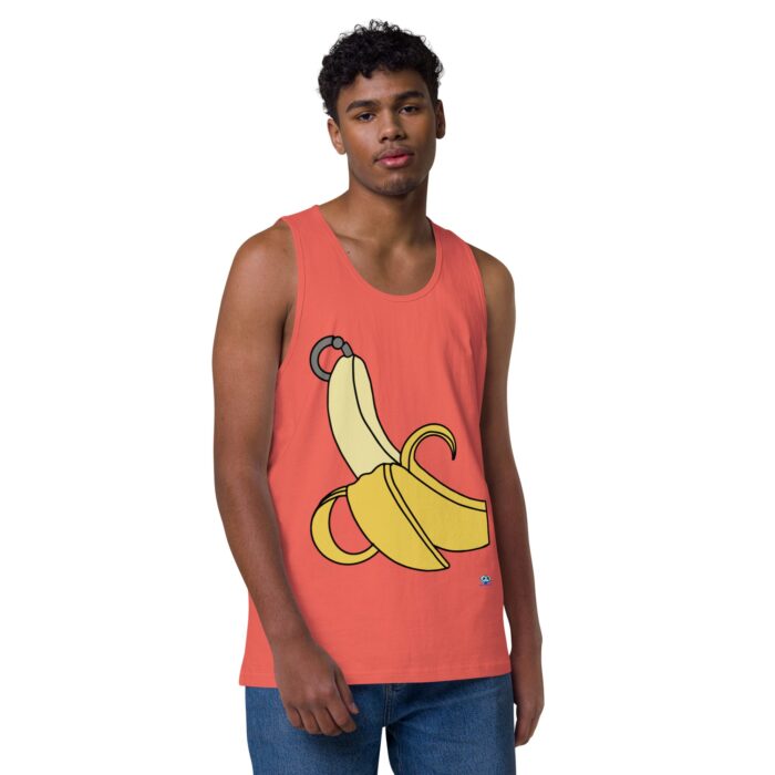 Men’s premium tank top - Pierced Banana - Image 30