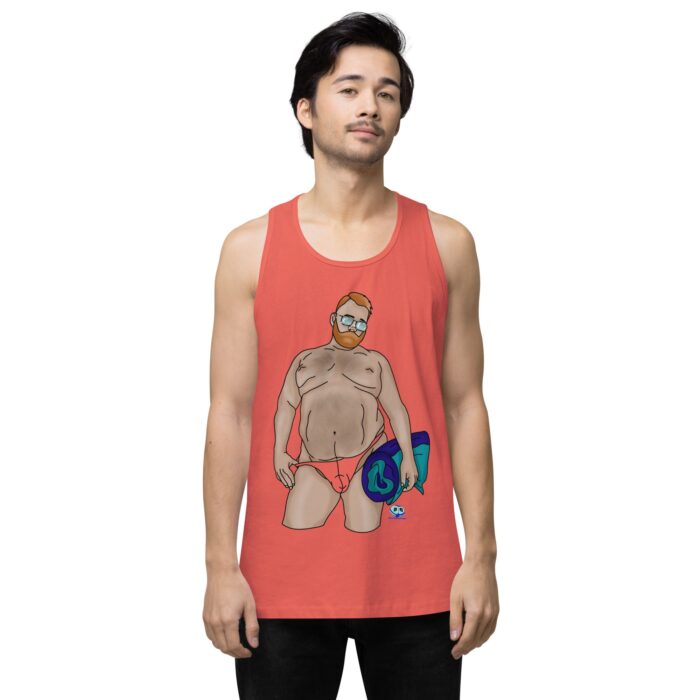 Men’s premium tank top - Ready for the Pool - Image 36