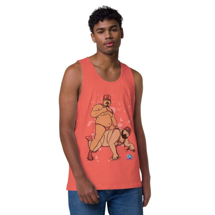 Men’s premium tank top - Ride 'Em - Image 30