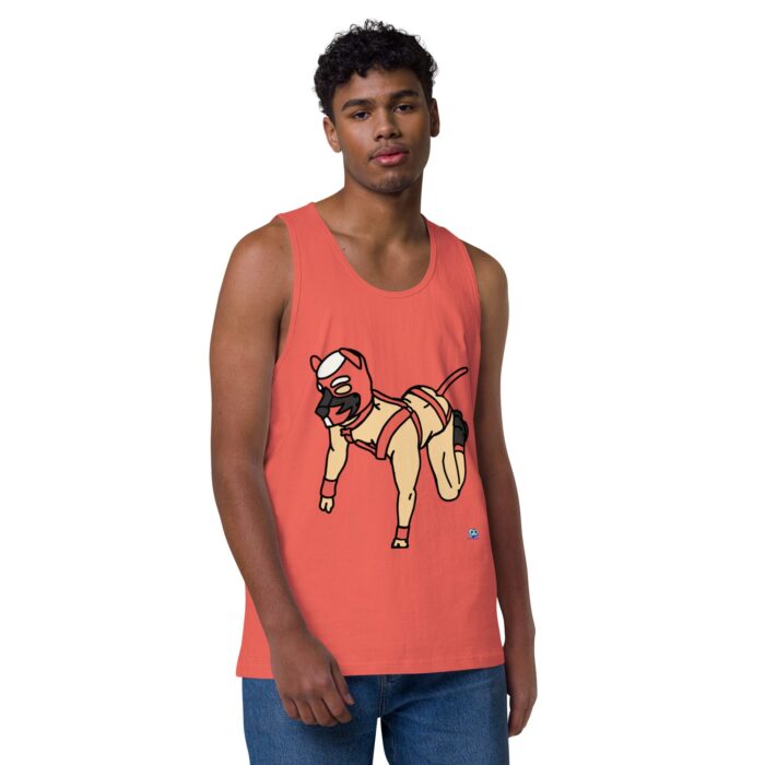 Men’s premium tank top - Pup Play - Image 29