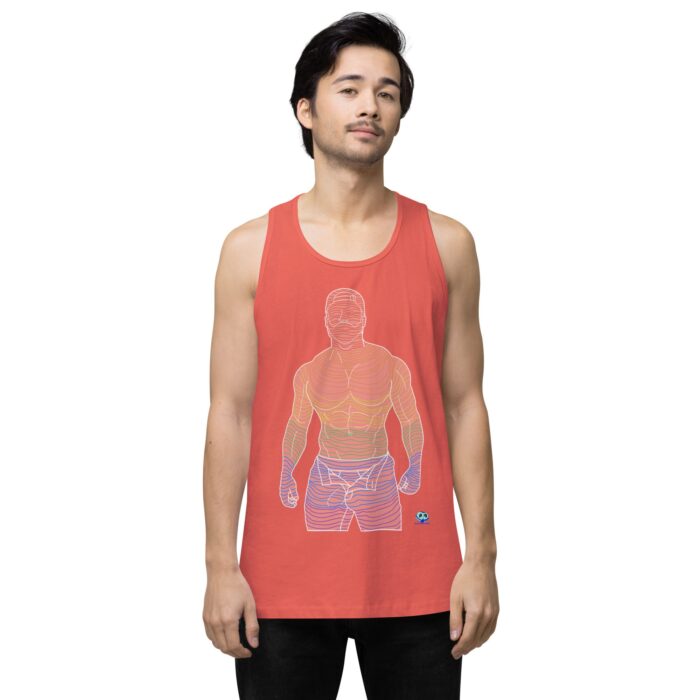 Men’s premium tank top - Ripples - Image 37