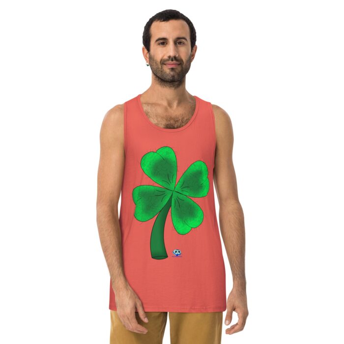 Men’s premium tank top - Shamrocky Mountain Oysters - Image 16