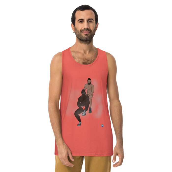 Men’s premium tank top - Steam Room - Image 15