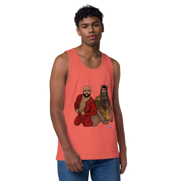Men’s premium tank top - Sleepover - Image 29