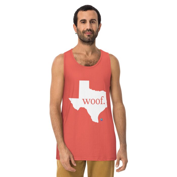 Men’s premium tank top - Texas Woof - Image 16