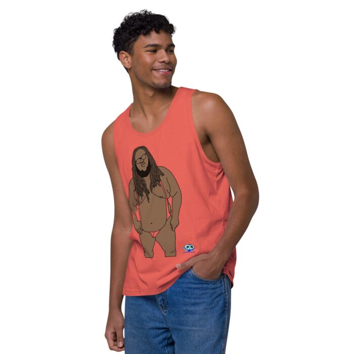Men’s premium tank top - Chub with Dreadlocks - Image 32