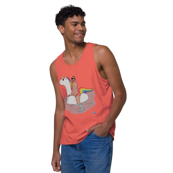 Men’s premium tank top - Float - Image 31