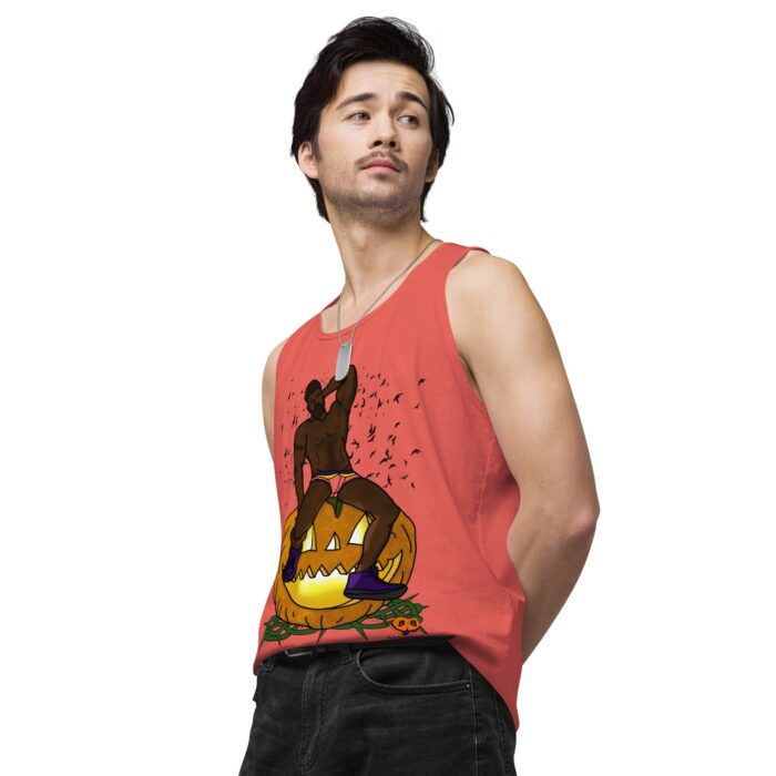 Men’s premium tank top - Jack O Lantern - Image 39