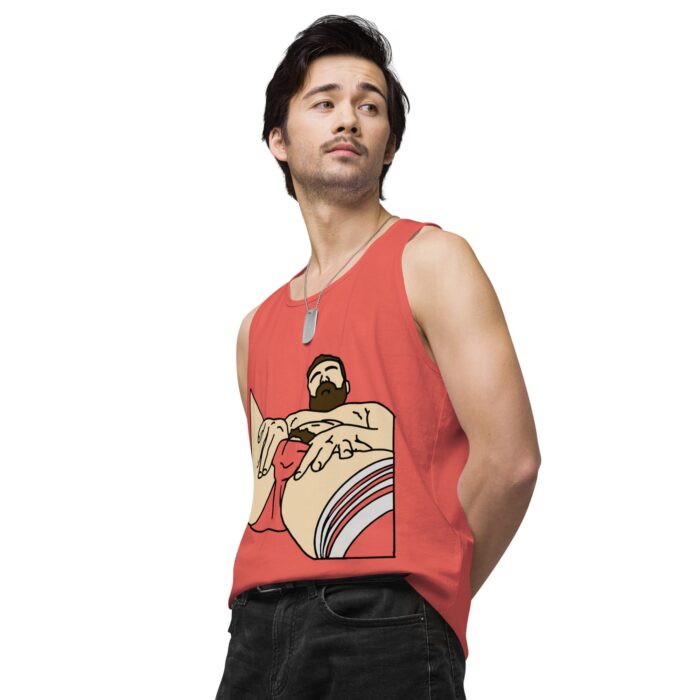 Men’s premium tank top - Peekaboo Bush - Image 39