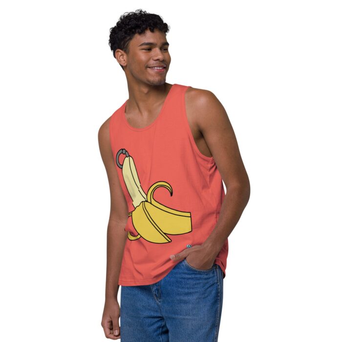 Men’s premium tank top - Pierced Banana - Image 32