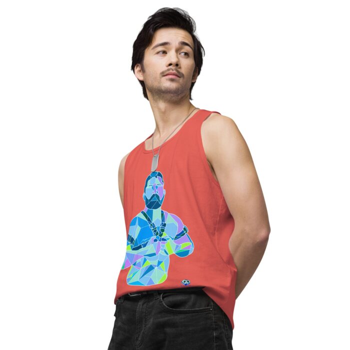 Men’s premium tank top - Shattered - Image 39