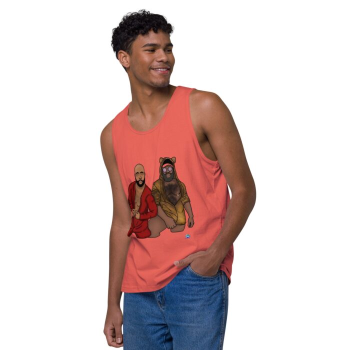 Men’s premium tank top - Sleepover - Image 31