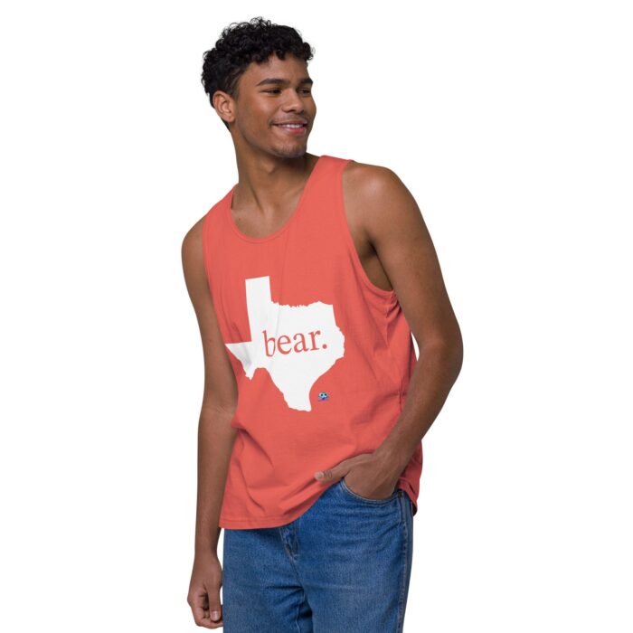Men’s premium tank top - Texas Bear - Image 31