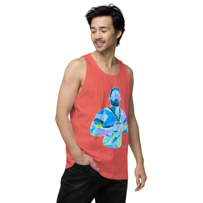 Men’s premium tank top - Shattered - Image 38