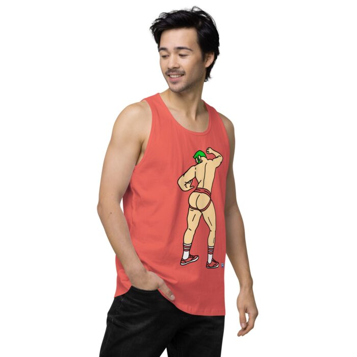 Men’s premium tank top - Up Against The Wall - Image 38