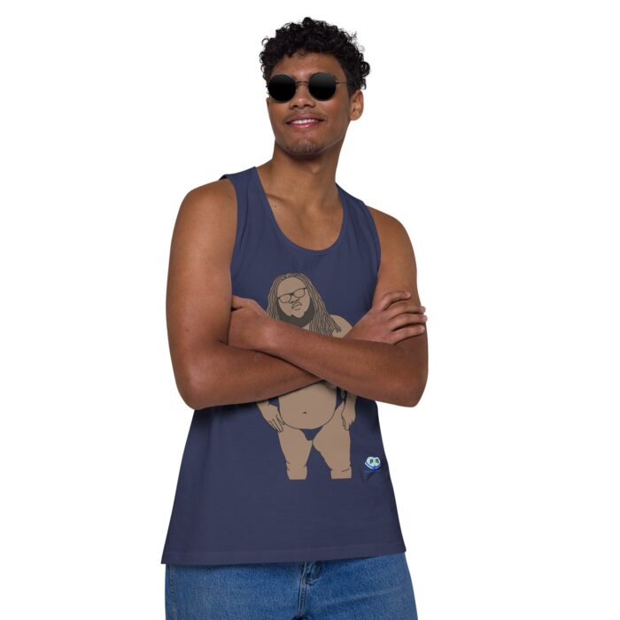 Men’s premium tank top - Chub with Dreadlocks - Image 23