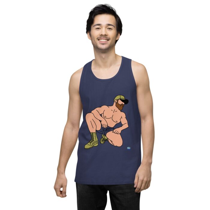 Men’s premium tank top - Combat Boots - Image 28