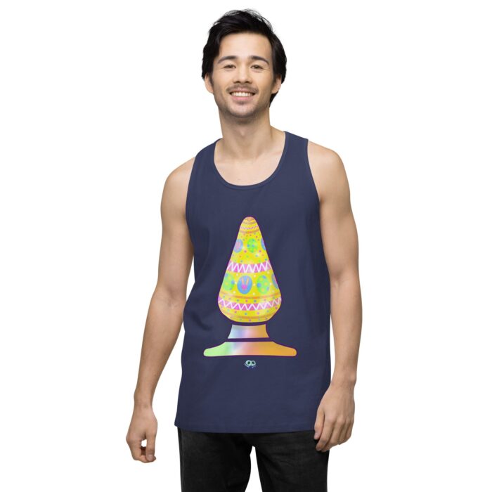 Men’s premium tank top - Easter Egg Butt Plug - Image 18