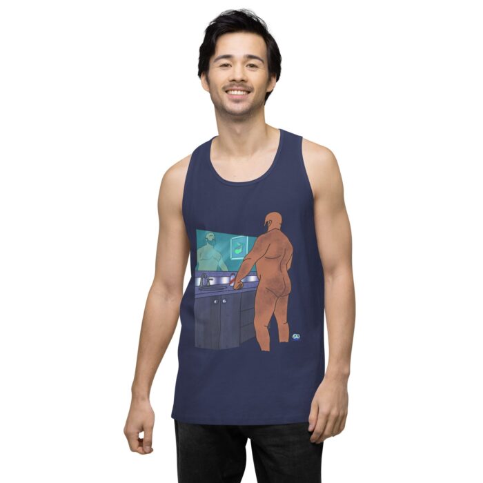 Men’s premium tank top - Morning Routine - Image 28