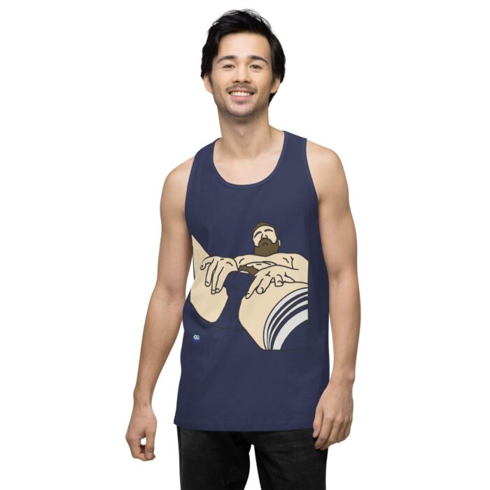 Men’s premium tank top - Peekaboo Bush - Image 28